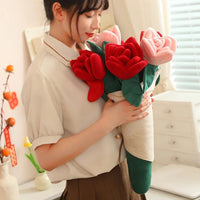 Everlasting Rose Plush Bouquet