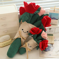 Everlasting Rose Plush Bouquet