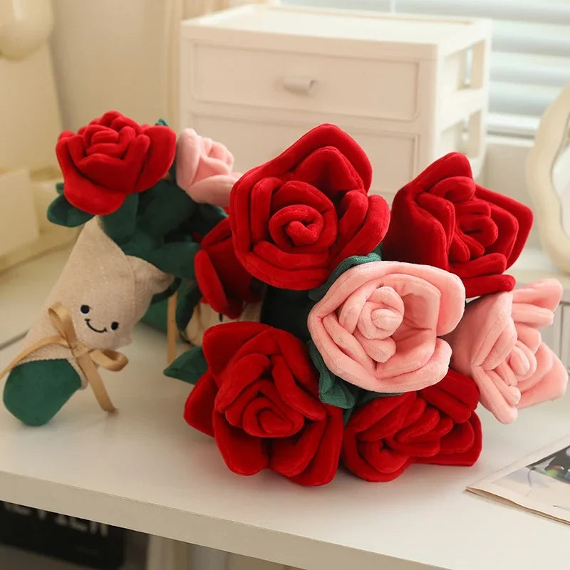 Everlasting Rose Plush Bouquet