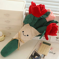 Everlasting Rose Plush Bouquet