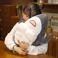 Fit Fin Shark Plushie softness detail