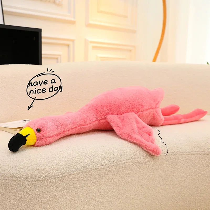 Kawaii Flamingo Plushie Pink Color