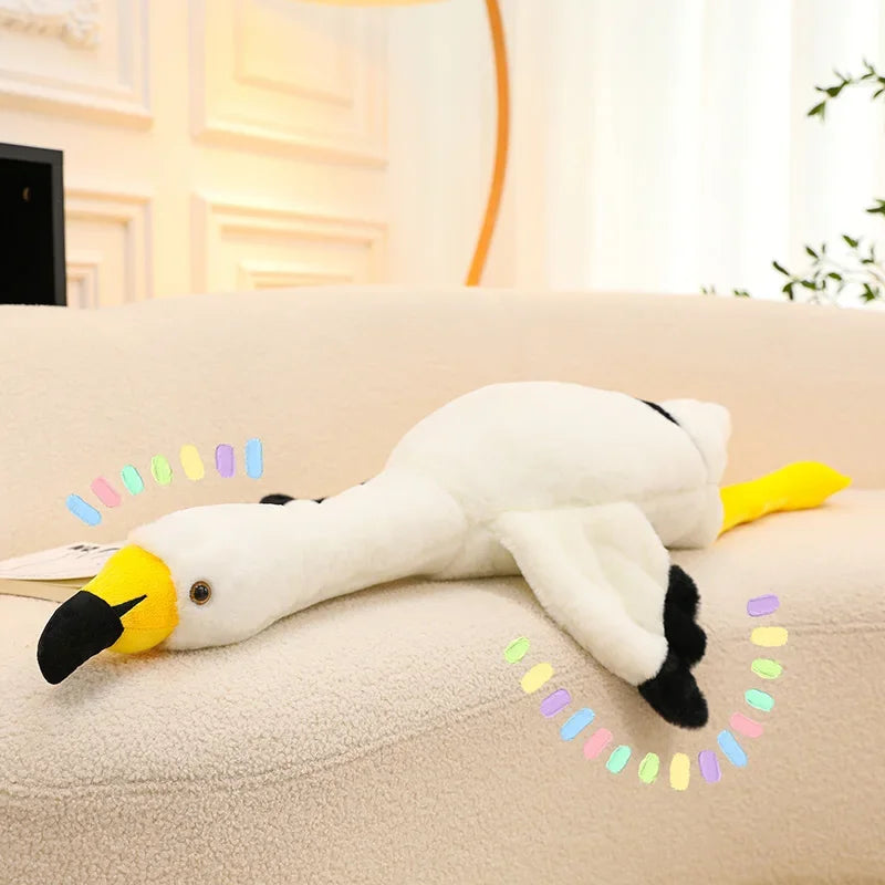 Flamingo Kawaii Plushie White Color