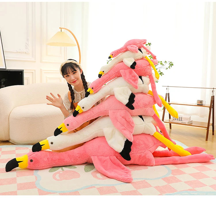 Flamingo Plushie Size Comparison