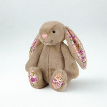 Flora Bunny Plushie Brown soft stuffed animal