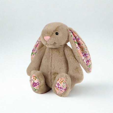 Flora Bunny Plushie Brown