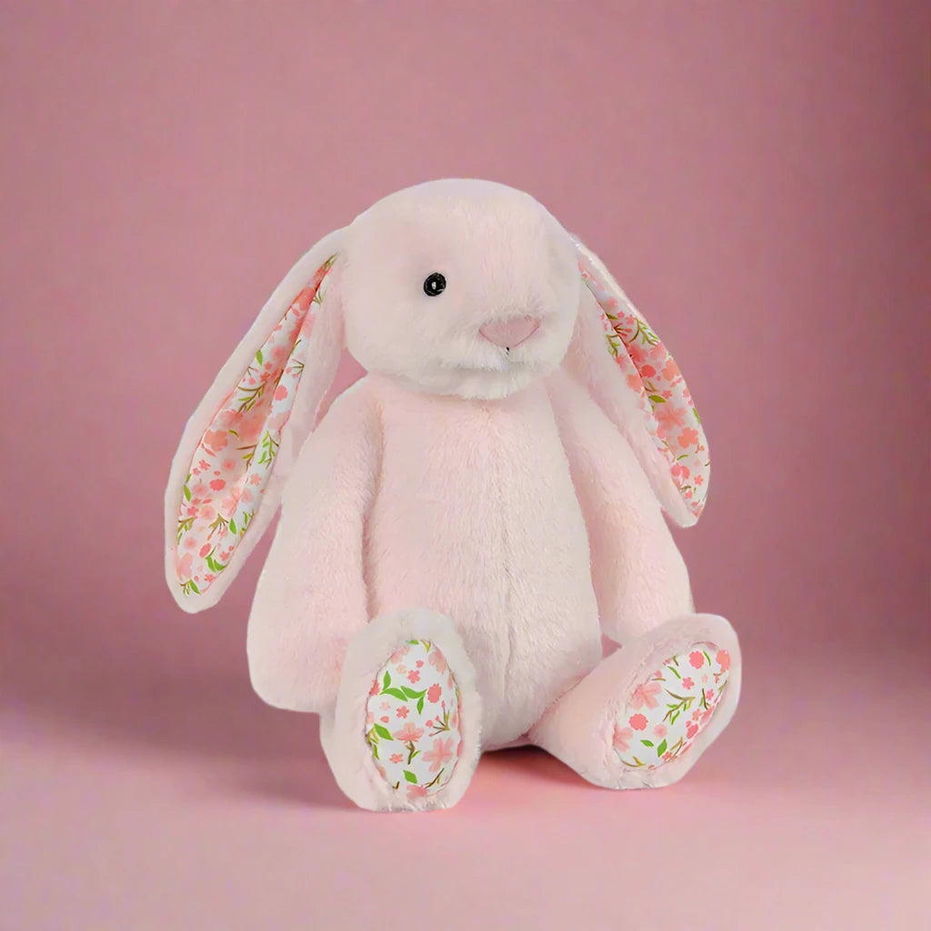 Flora Bunny Plushie Pink Color