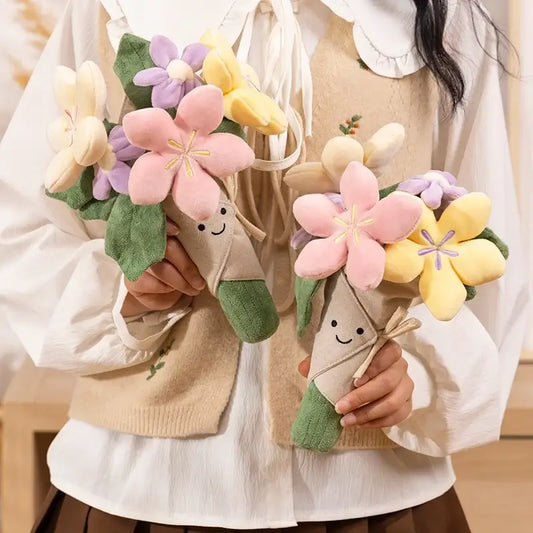 Floral Fantasy Plush Bouquet of flowers