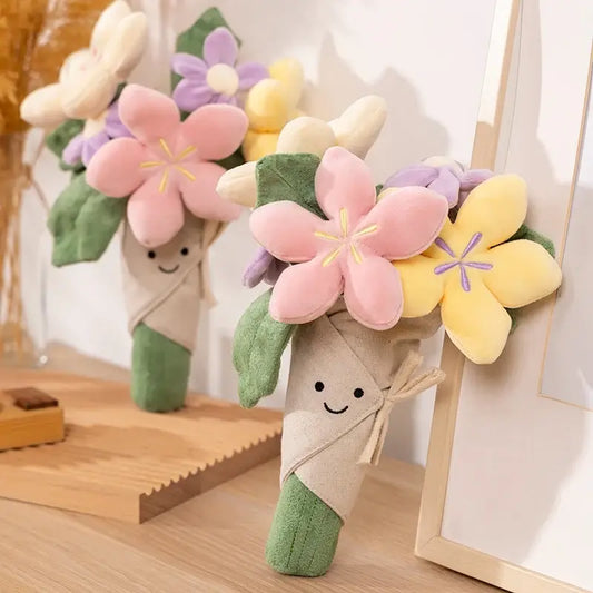 Floral Fantasy Plush Bouquet Plushie Flower