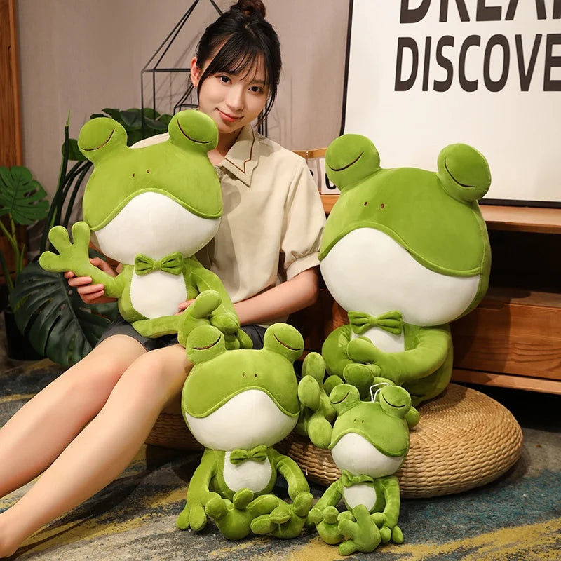 Froggy Friend Plushie Sizes