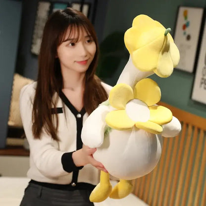 Garden Gala Duck Stuffed Animal Back View