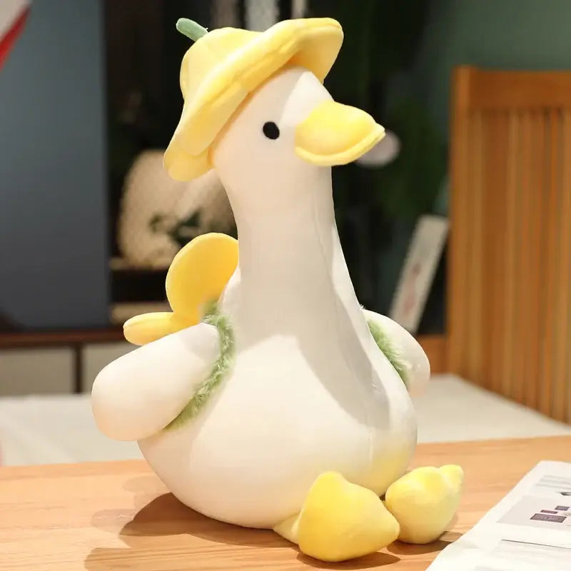 Garden Gala Duck Stuffed Animal Yellow Color