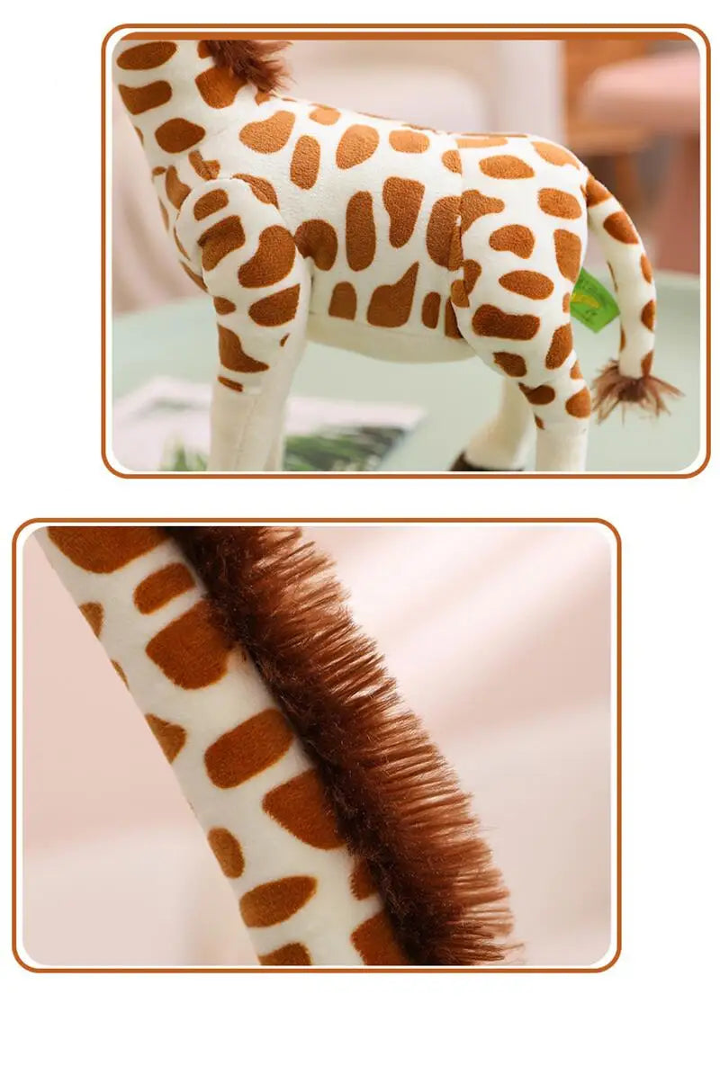 Ginger Giraffe Plushie Body Detail