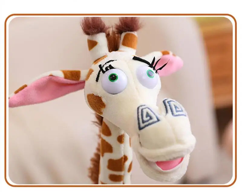 Ginger Giraffe Plushie Face Detail