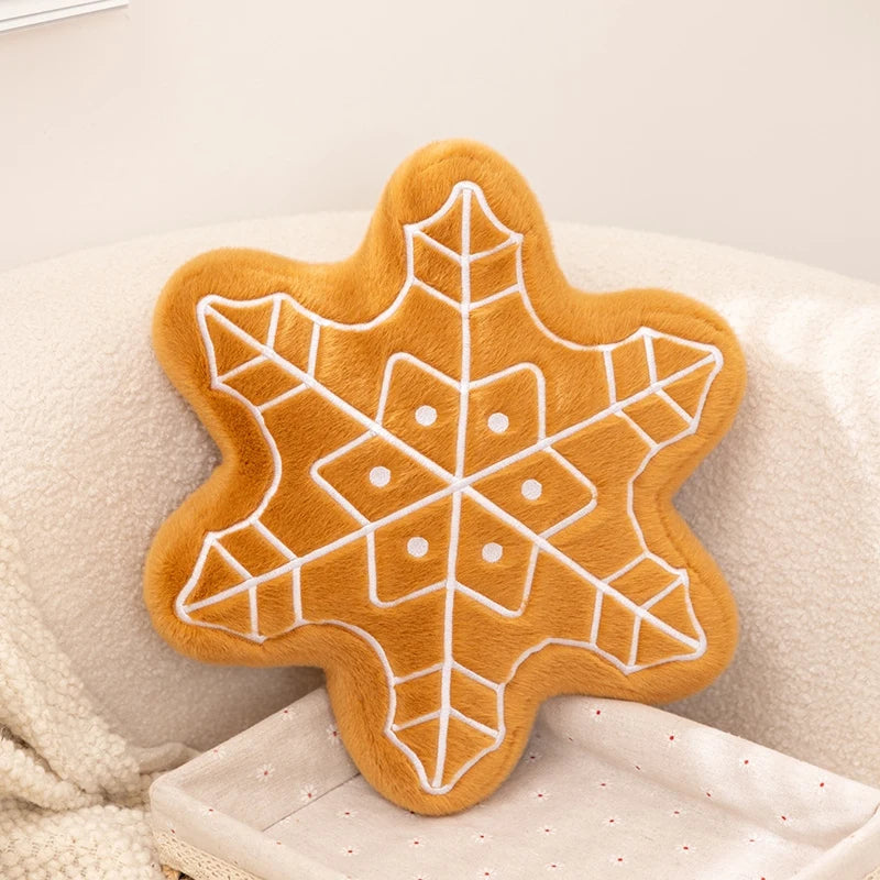 Gingerbread Snowflake Christmas Plushie