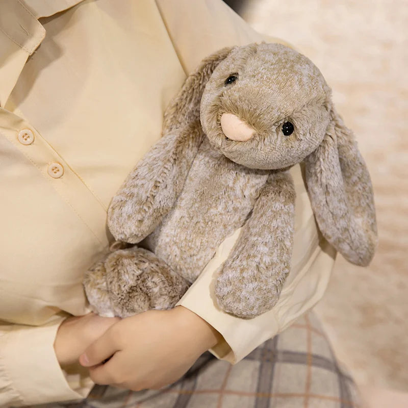 Lop-Eared Bunny Plushie Gray Color
