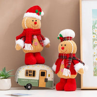 Handcrafted Knitted Gingerbread Christmas Figure