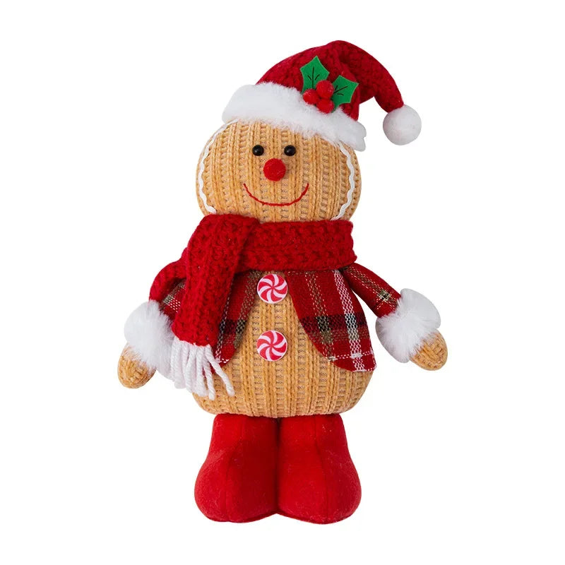 Handcrafted Knitted Gingerbread Christmas Figure