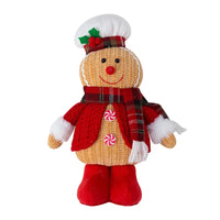 Handcrafted Knitted Gingerbread Christmas Figure