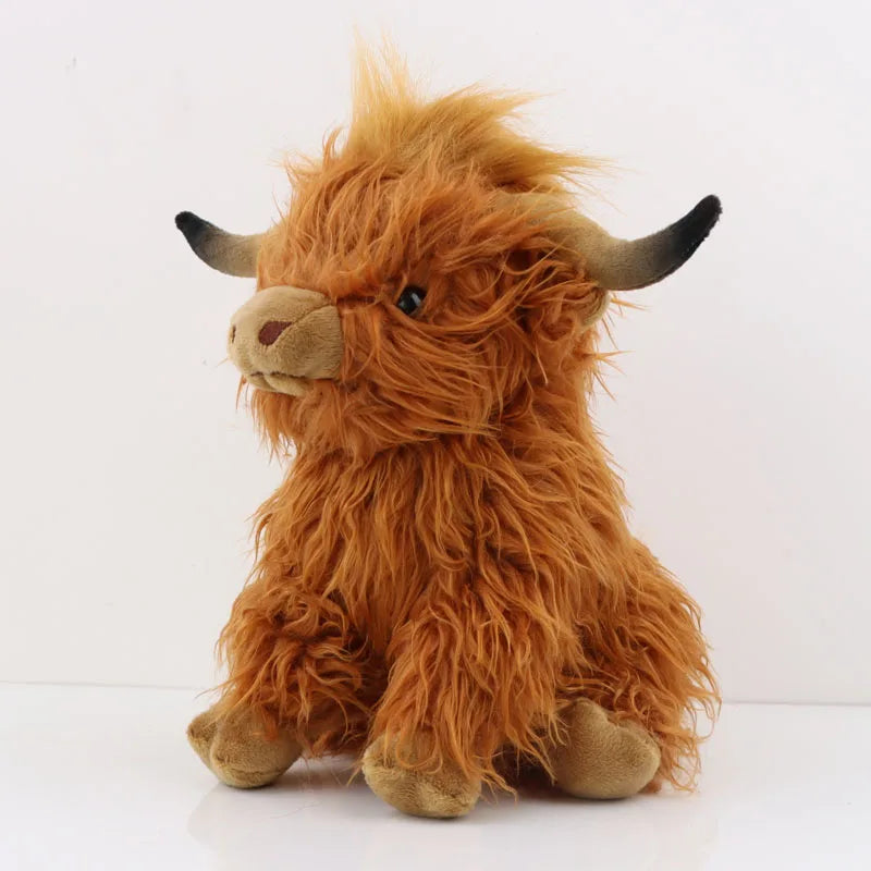 Highland Cow Plushie Side View