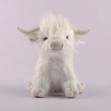 Highland Cow Plushie White