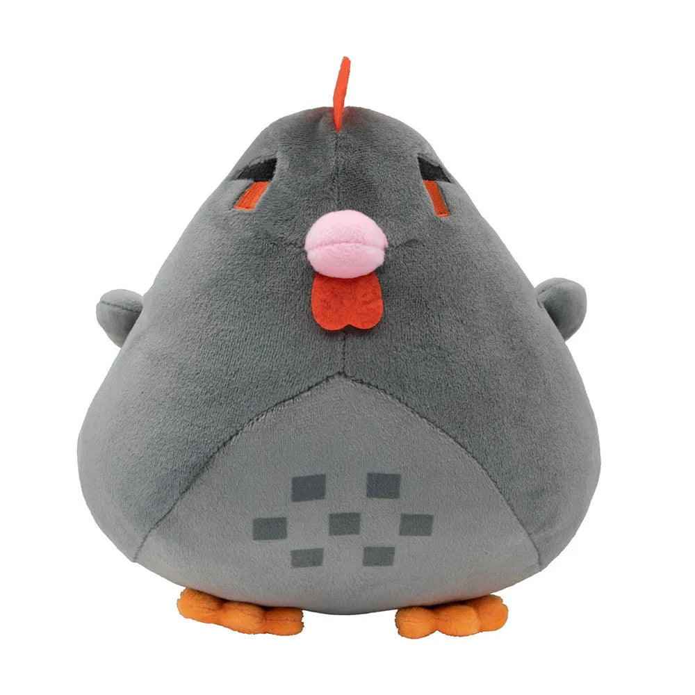 Homestead Hen Kawaii Chicken Plushie Gray