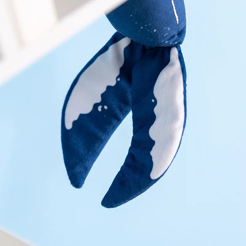 Huggable Humpback Whale Plush Fin Detail