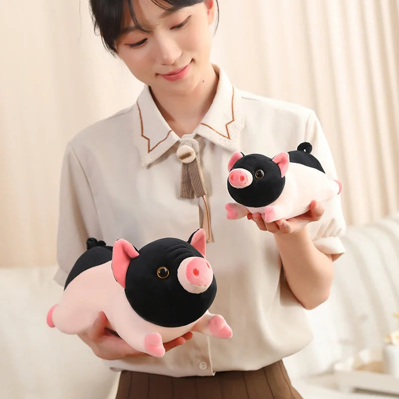 Kawaii Huggable Pig Plushie Small Sizes