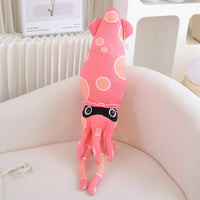 Inky Winky Cuddle Squid Pink Plushie