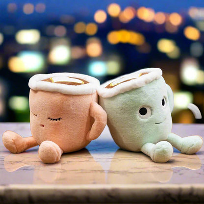 Japanese Matcha Plushie stuffed animal coffee lover