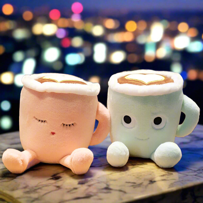 Japanese Matcha Plushie Sakura latte