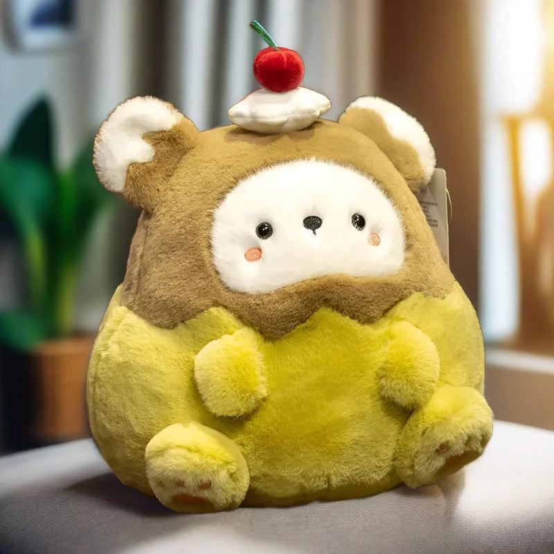 Joyful Jamboree Kawaii Plushie Cherry Brown Bear Stuffed Animal