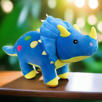 Jurassic Joy Triceratops blue plushie