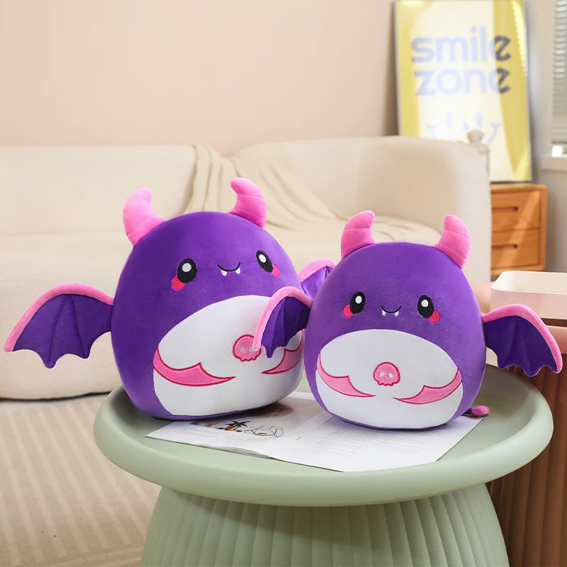 Kawaii Bat Plushie Purple Size Chart