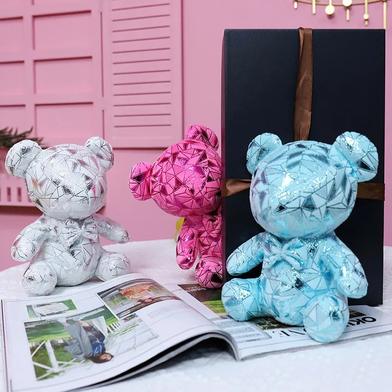 Kawaii Candy Chrome Collection Bear Plushies
