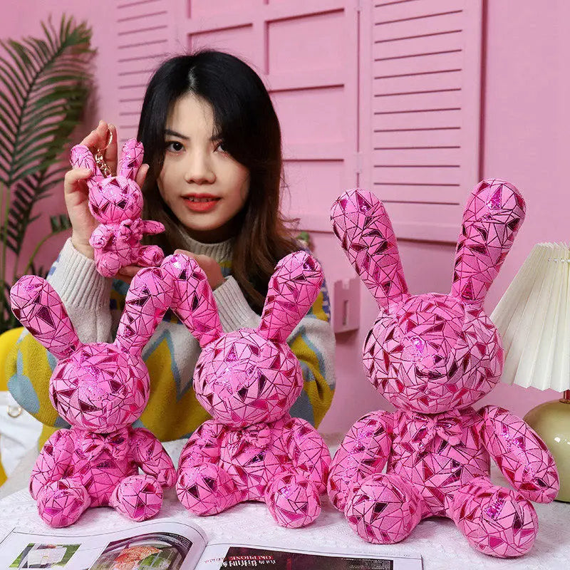 Kawaii Candy Chrome Collection Rose Bunny Rabbit Plushies