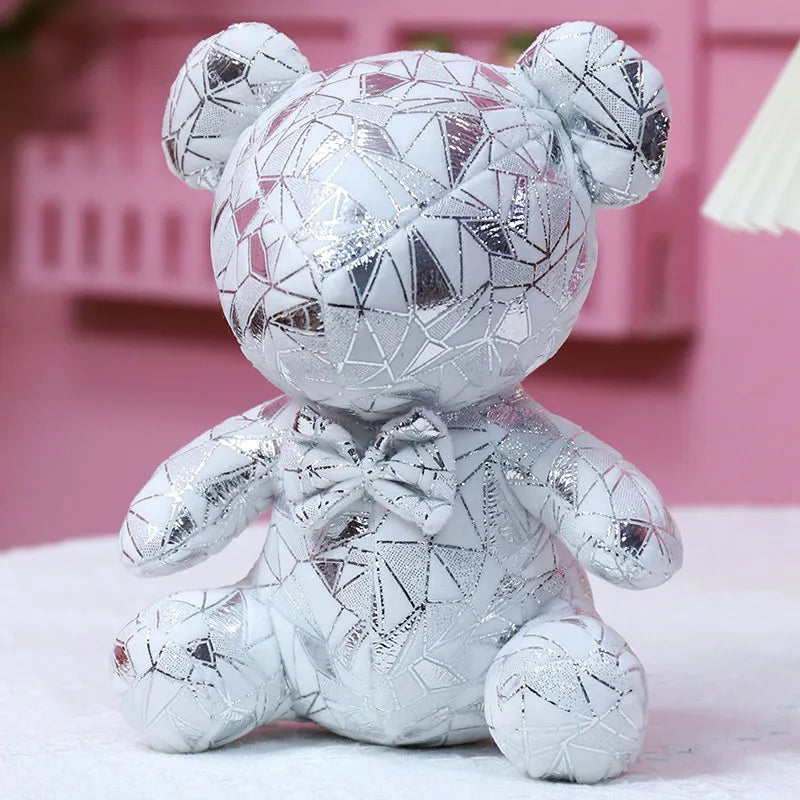 Kawaii Candy Chrome Collection Silver Bear Plushie