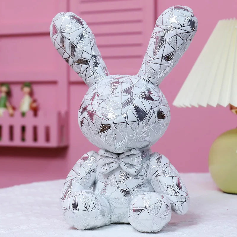 Kawaii Candy Chrome Collection Silver Bunny Rabbit Plushie