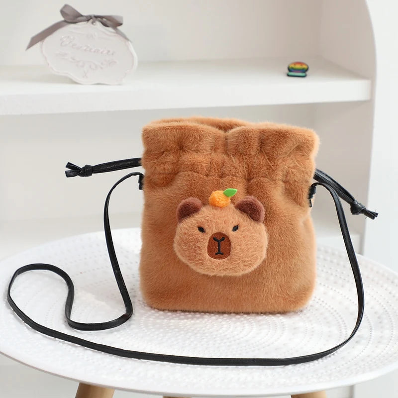 Kawaii Capybara Plushie Bag