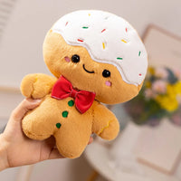 Kawaii Christmas Plushie Pillow Collection Iced Gingerbread Man