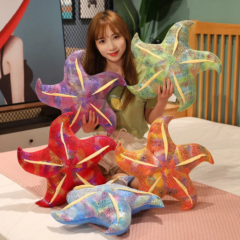 Colorful Starfish Plushie Pillows