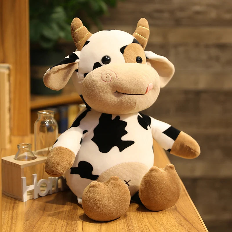 Kawaii Cow Plushie Front View