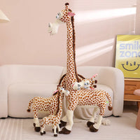 Ginger Giraffe Plushie Sizes