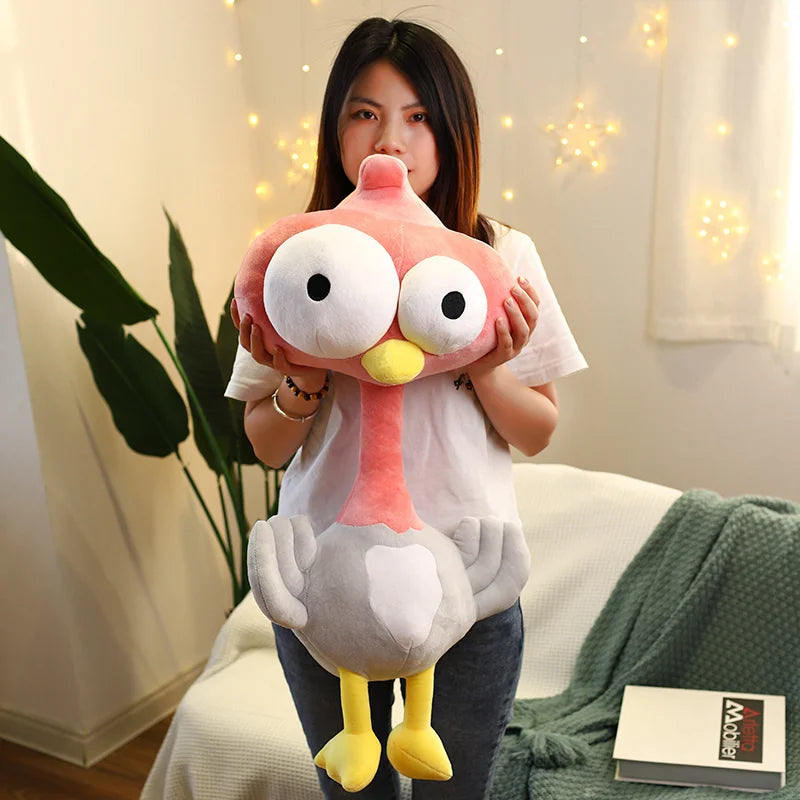 Goggle-Eyed Chicken Squish Kawaii Stuffed Animal
