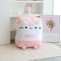 Kawaii Purrin Box juice cat plushie