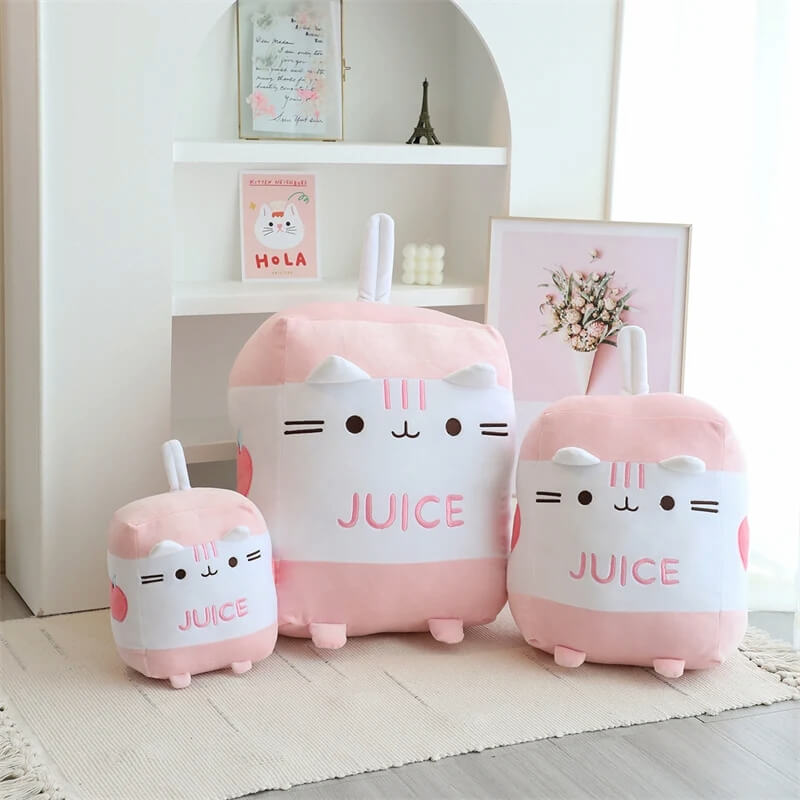 Milk Carton Cat Plushie | Kawaii Food Plush Toy – Dandelion Vine