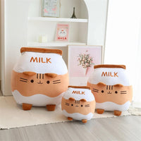 Kawaii Purrin Box milk plushie sizes