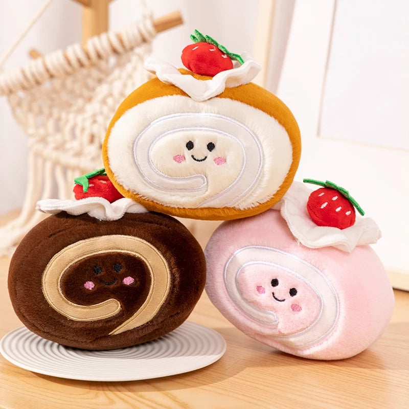 Strawberry Dream Roll Plush Toys