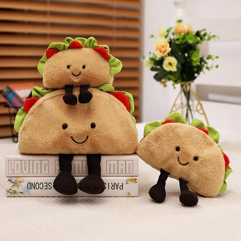 Kawaii Taco Plushie Sizes