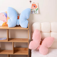 Butterfly Hug Plush Pillow Pink and Blue Color Kawaii Plushie